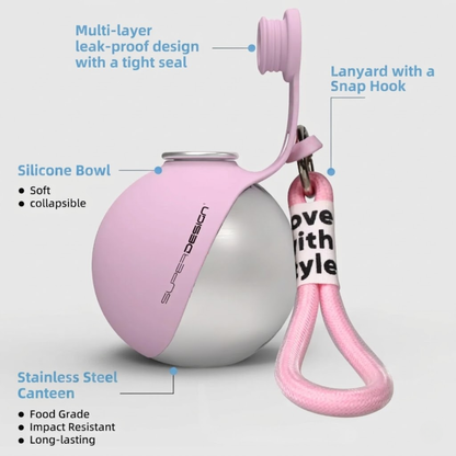 2-in-1 Portable Water Bottle